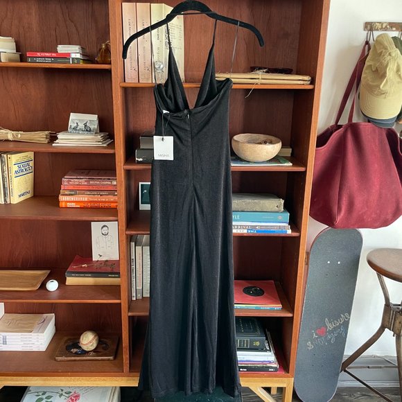 MISHA COLLECTION Black Midi Dress - Picture 6 of 8